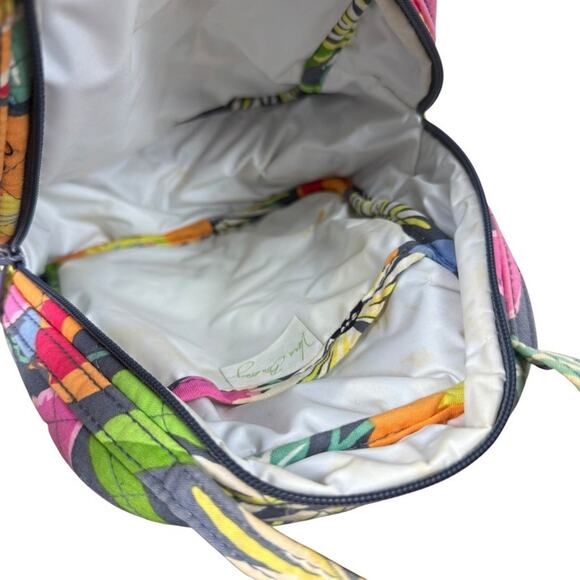Vera Bradley Jazzy Blooms Lunch Tote Quilted Handbag Small Cooler Bag Floral - Picture 16 of 16